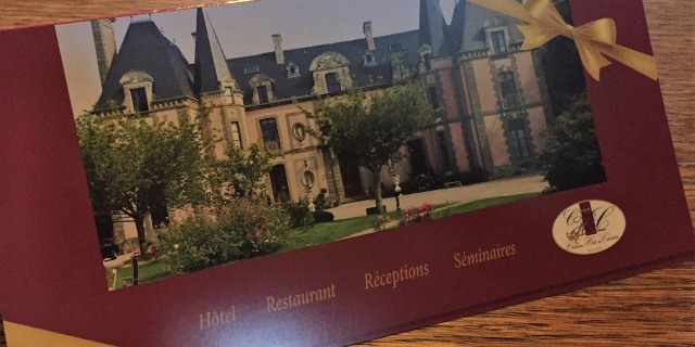 Château Hôtel du Colombier - Nos chèques cadeaux personnalisés